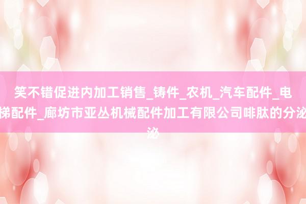 笑不错促进内加工销售_铸件_农机_汽车配件_电梯配件_廊坊市亚丛机械配件加工有限公司啡肽的分泌